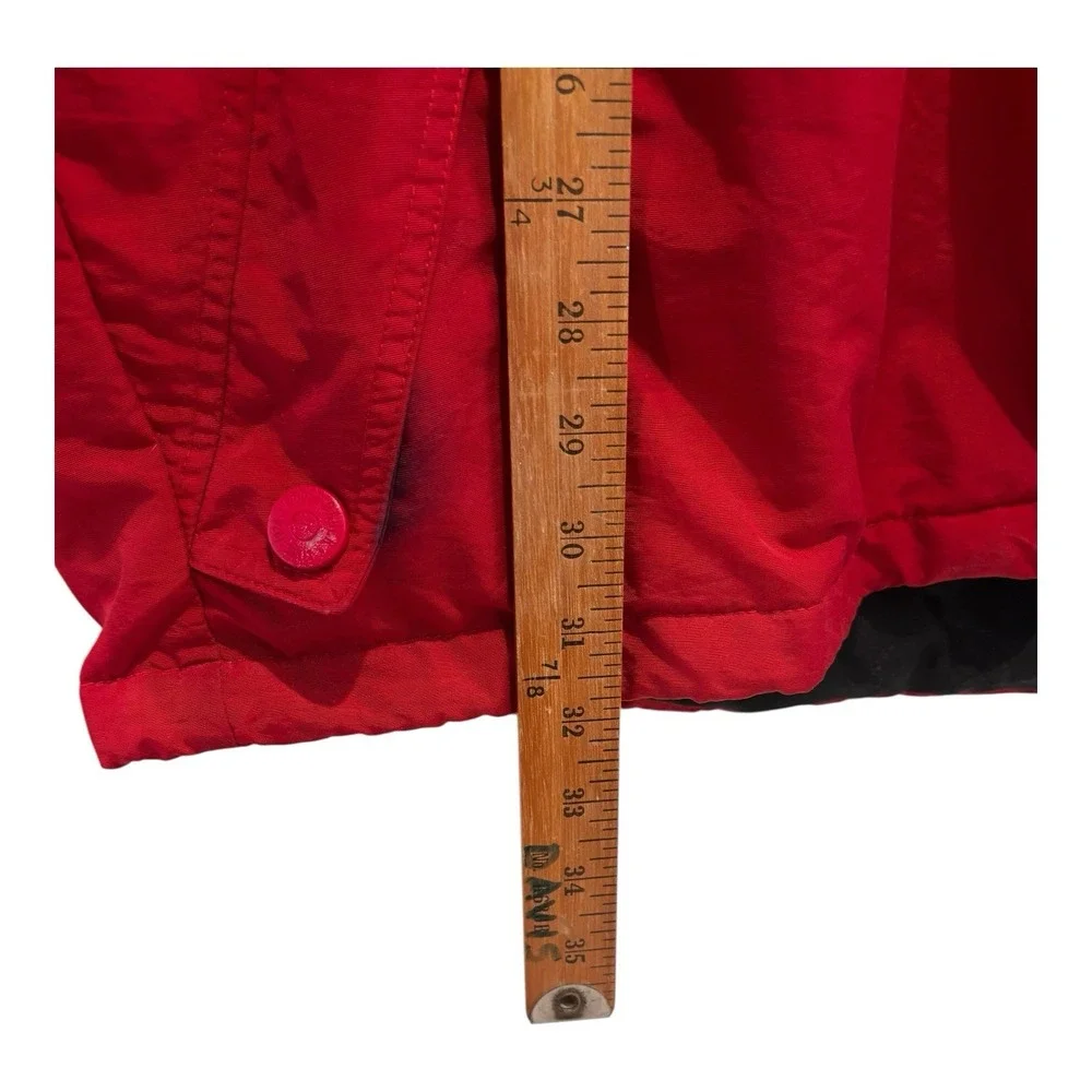 Eddie Bauer Thinsulate Red Hooded Jacket XL Men Nylon Insulated Winter‎ Coat